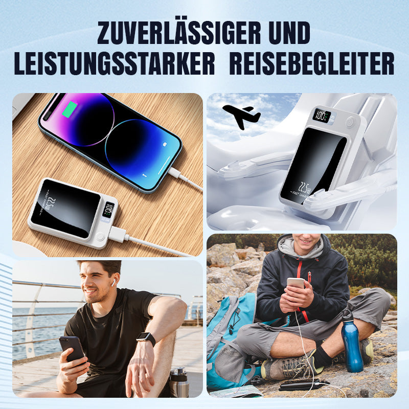 ⚡️ 50% RABATT BLACK FRIDAY! ✨ 10000mAh Powerbank - 22.5W Super-Schnellladen & Ultradünnes Tragbares Design für Smartphones & Tablets 📱🔋