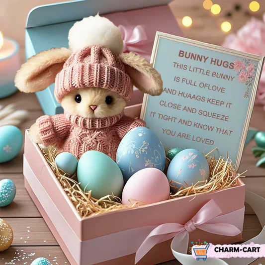 💖Osterliche Großaktion🔥Handmade Mini Bunny Hug Cute Ostern Geschenk🐇🎁
