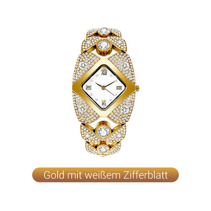 ⏳Zeitlich begrenztes Sonderangebot💎Retro-Quarzuhr für Damen mit funkelnden Strasssteinen✨