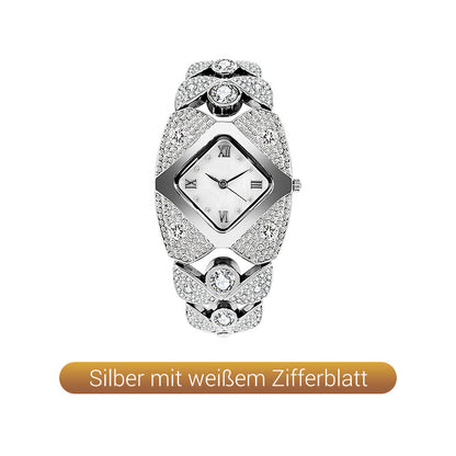 ⏳Zeitlich begrenztes Sonderangebot💎Retro-Quarzuhr für Damen mit funkelnden Strasssteinen✨
