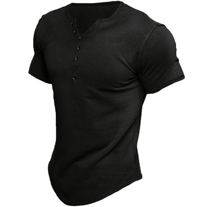 Herren T-Shirt in Slim Fit für den Sommer
