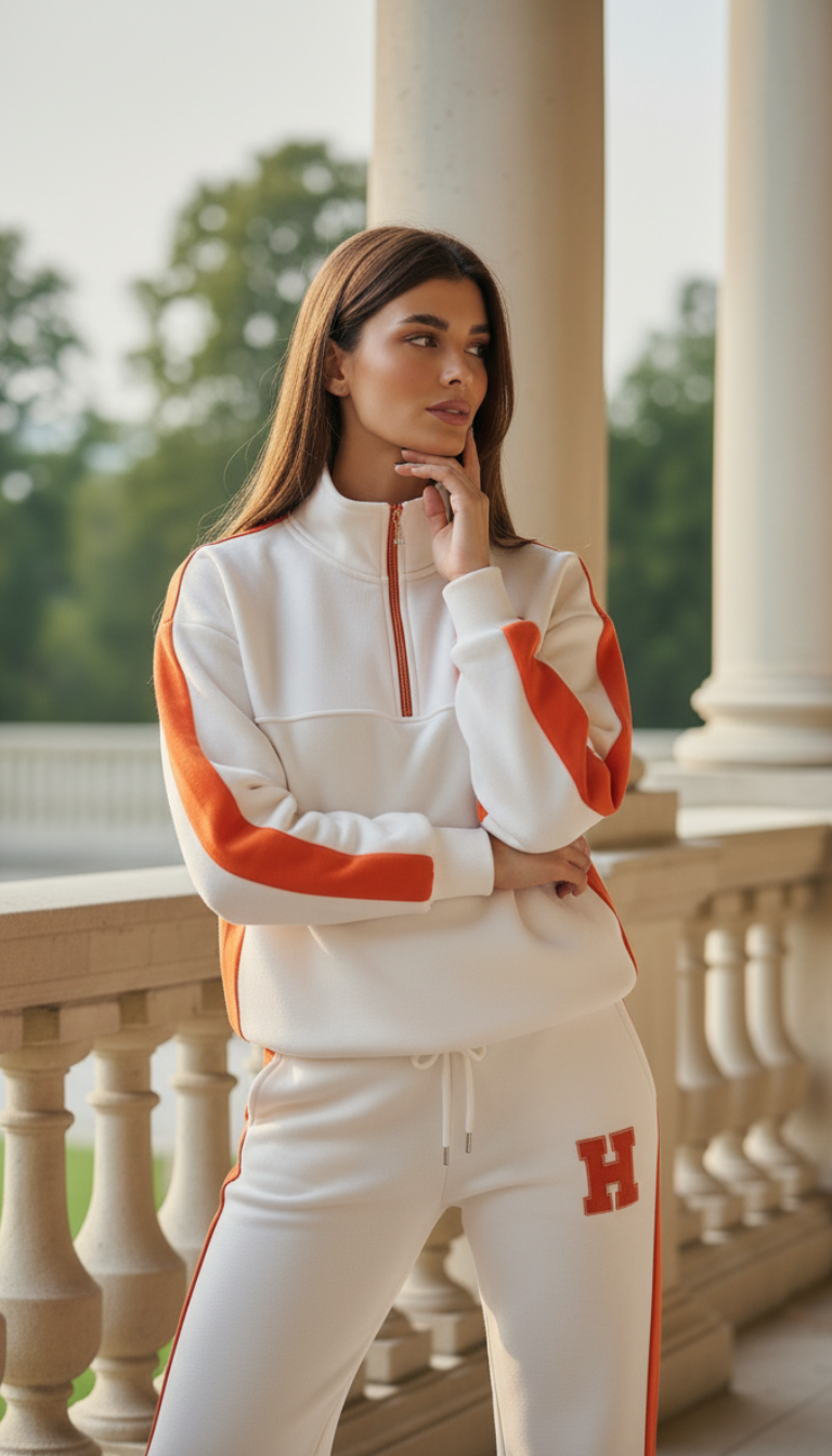 Premium Damen-Jogginganzug aus Baumwolle für jede Saison
