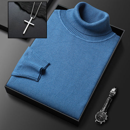 🔥Black-Friday-Mega-Angebot – 49 % Rabatt! ✨ Premium Kaschmirpulli Herren Einfarbig - Weiches Wohlfühlgarn mit Moderner Passform für Business & Freizeit 👔🎯