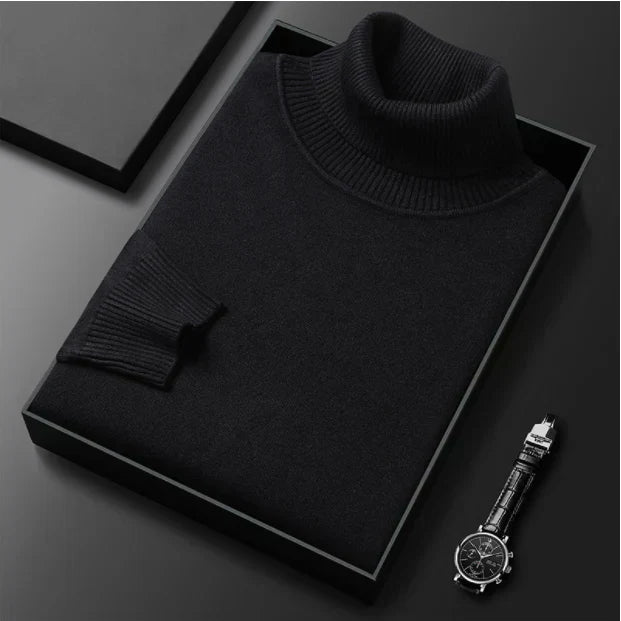🔥Black-Friday-Mega-Angebot – 49 % Rabatt! ✨ Premium Kaschmirpulli Herren Einfarbig - Weiches Wohlfühlgarn mit Moderner Passform für Business & Freizeit 👔🎯