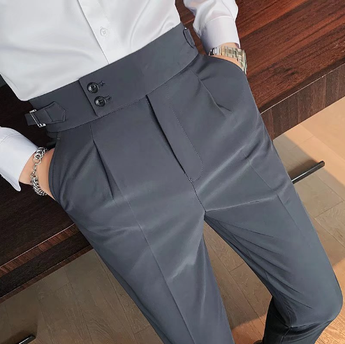 💖Einfarbige, gerade geschnittene Freizeithose für Herren