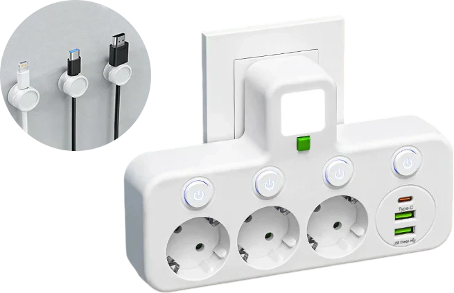 🔌💡Smarte Steckdosenleiste mit USB – Energie sparen, Komfort maximieren! ⚡✨ Praktisch, langlebig & nachhaltig für Ihr intelligentes Zuhause.