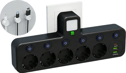 🔌💡Smarte Steckdosenleiste mit USB – Energie sparen, Komfort maximieren! ⚡✨ Praktisch, langlebig & nachhaltig für Ihr intelligentes Zuhause.