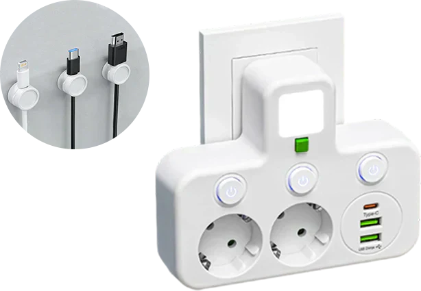 🔌💡Smarte Steckdosenleiste mit USB – Energie sparen, Komfort maximieren! ⚡✨ Praktisch, langlebig & nachhaltig für Ihr intelligentes Zuhause.