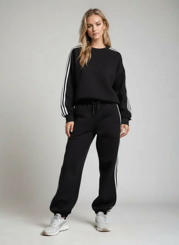 Klassischer Damen-Jogginganzug aus 100 % Baumwolle