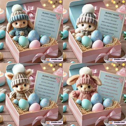 💖Osterliche Großaktion🔥Handmade Mini Bunny Hug Cute Ostern Geschenk🐇🎁