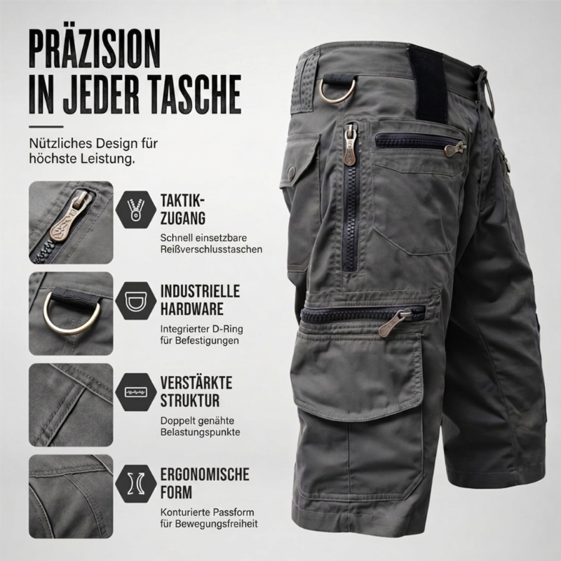🩳 60% RABATT! 🌆 Brooklyn Bequeme Cargo Shorts – Lässiger Street-Style & maximaler Tragekomfort – Perfekt für warme Tage, Freizeit oder einen coolen Stadt-Look – bequem und praktisch 🗽✨