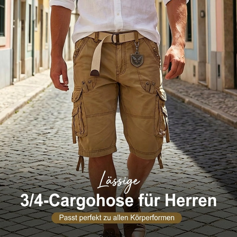 Cargo-Shorts für Herren –  Mehrfachtaschen & Baumwollmix ✨