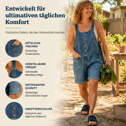 ✨Lässiger Jeans-Strampler für Damen