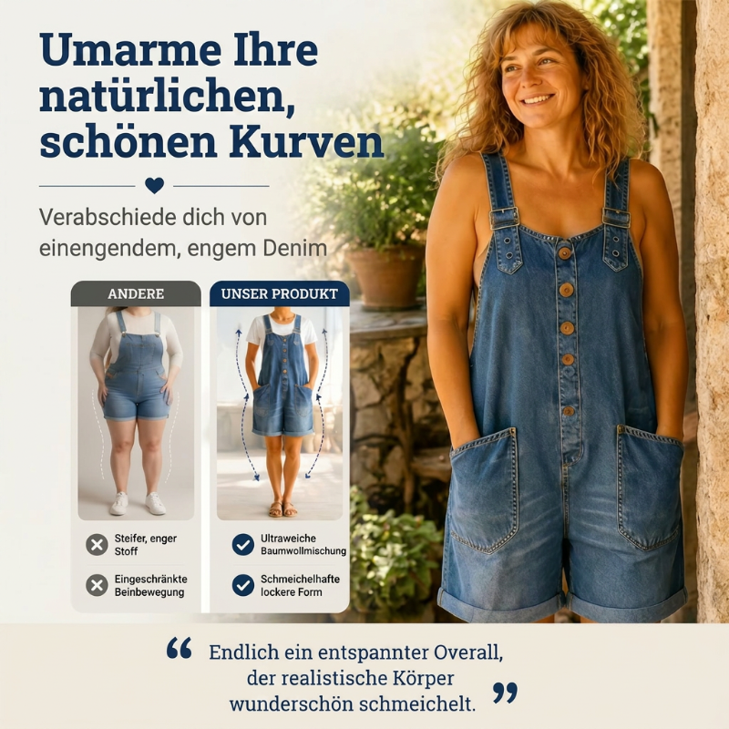 ✨Lässiger Jeans-Strampler für Damen
