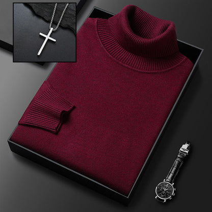 🔥Black-Friday-Mega-Angebot – 49 % Rabatt! ✨ Premium Kaschmirpulli Herren Einfarbig - Weiches Wohlfühlgarn mit Moderner Passform für Business & Freizeit 👔🎯