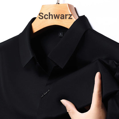🎁Men's Casual Revers Atmungsaktiv Knitterfrei T-shirt