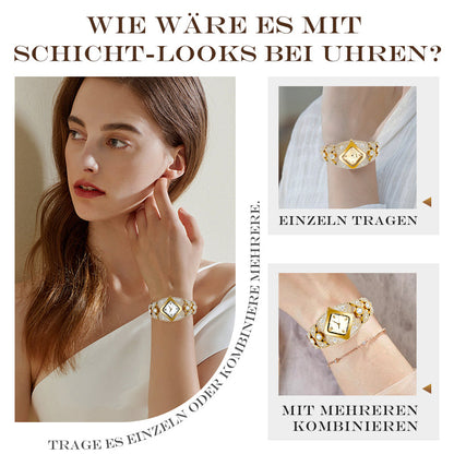 ⏳Zeitlich begrenztes Sonderangebot💎Retro-Quarzuhr für Damen mit funkelnden Strasssteinen✨
