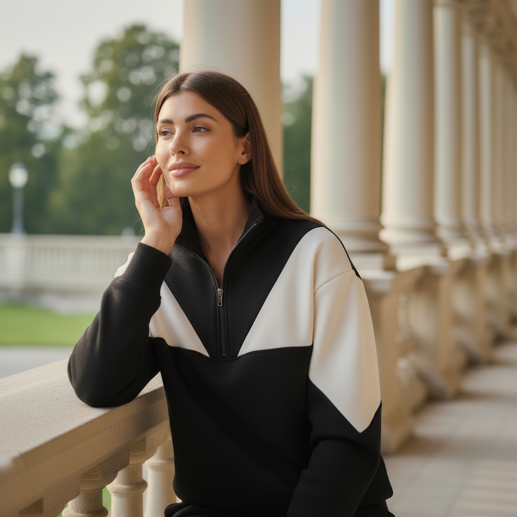 Timeless Cozy Damen-Jogginganzug aus 100 % Baumwolle