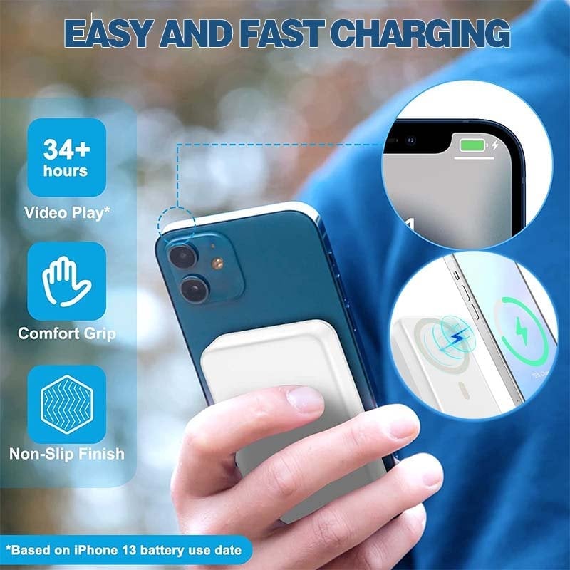 ✨Letzter Tag: 50% Rabatt💥Kaufe 2 und erhalte zusätzlich 5% Rabatt & Kostenlosen Versand🔥Tragbare Kabellose Magnetische Powerbank
