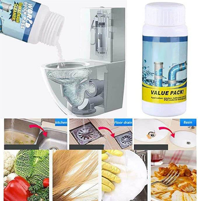 ⌛Jetzt zugreifen! 2 kaufen, 1 gratis dazu!🔥Spülbecken- und Abflussreiniger✨🚰