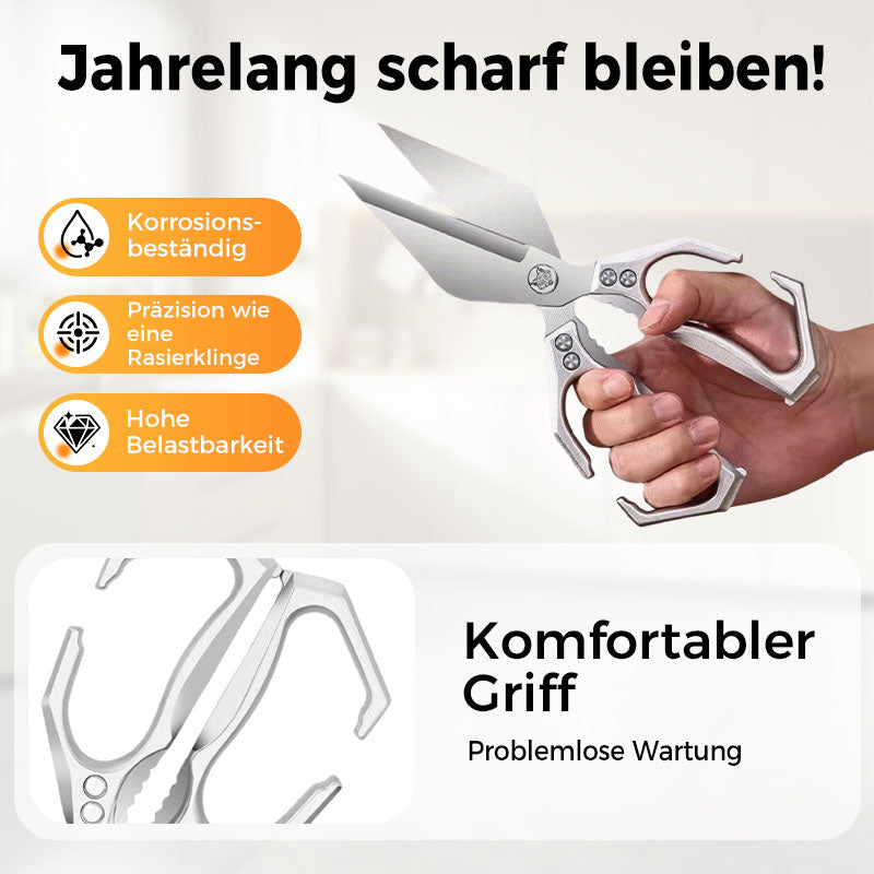 💪Multifunktionale Hochleistungs-Küchenschere✂️
