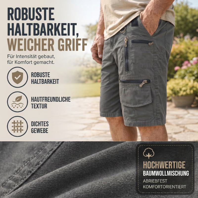 🩳 60% RABATT! 🌆 Brooklyn Bequeme Cargo Shorts – Lässiger Street-Style & maximaler Tragekomfort – Perfekt für warme Tage, Freizeit oder einen coolen Stadt-Look – bequem und praktisch 🗽✨