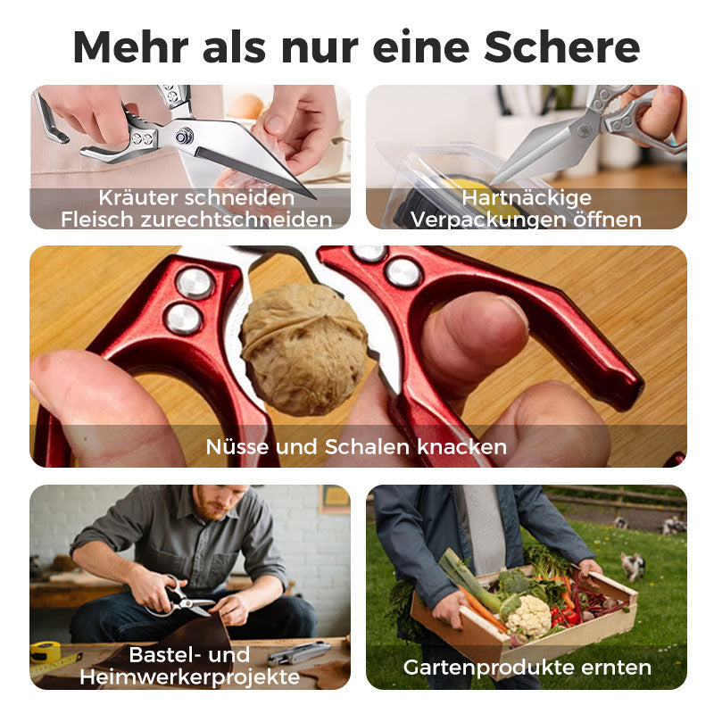 💪Multifunktionale Hochleistungs-Küchenschere✂️