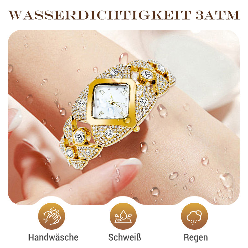 ⏳Zeitlich begrenztes Sonderangebot💎Retro-Quarzuhr für Damen mit funkelnden Strasssteinen✨