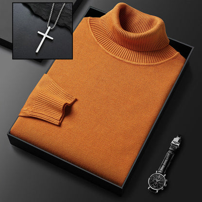 🔥Black-Friday-Mega-Angebot – 49 % Rabatt! ✨ Premium Kaschmirpulli Herren Einfarbig - Weiches Wohlfühlgarn mit Moderner Passform für Business & Freizeit 👔🎯