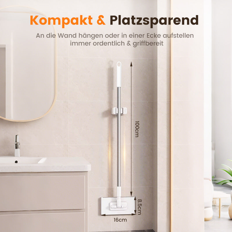 💥 LETZTER TAG! 50% RABATT 💥 Einweg-Staubmopp mit 4 wiederverwendbaren Bezügen 🧹✨