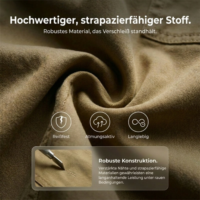 Cargo-Shorts für Herren –  Mehrfachtaschen & Baumwollmix ✨