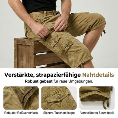 Cargo-Shorts für Herren –  Mehrfachtaschen & Baumwollmix ✨