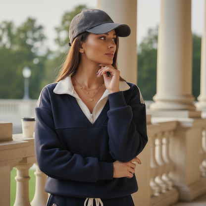 Essential Damen-Oversize-Set aus 100 % Baumwolle