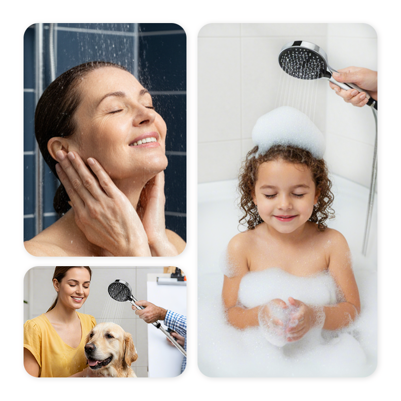 🔥 LETZTER TAG DER AKTION - 50 % RABATT 🚿Hochdruck-verstellbarer Regenduschkopf✨