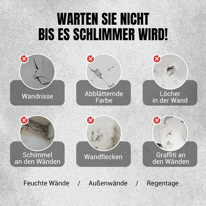 Wasserdichte & Schimmelresistente Wandreparaturpaste