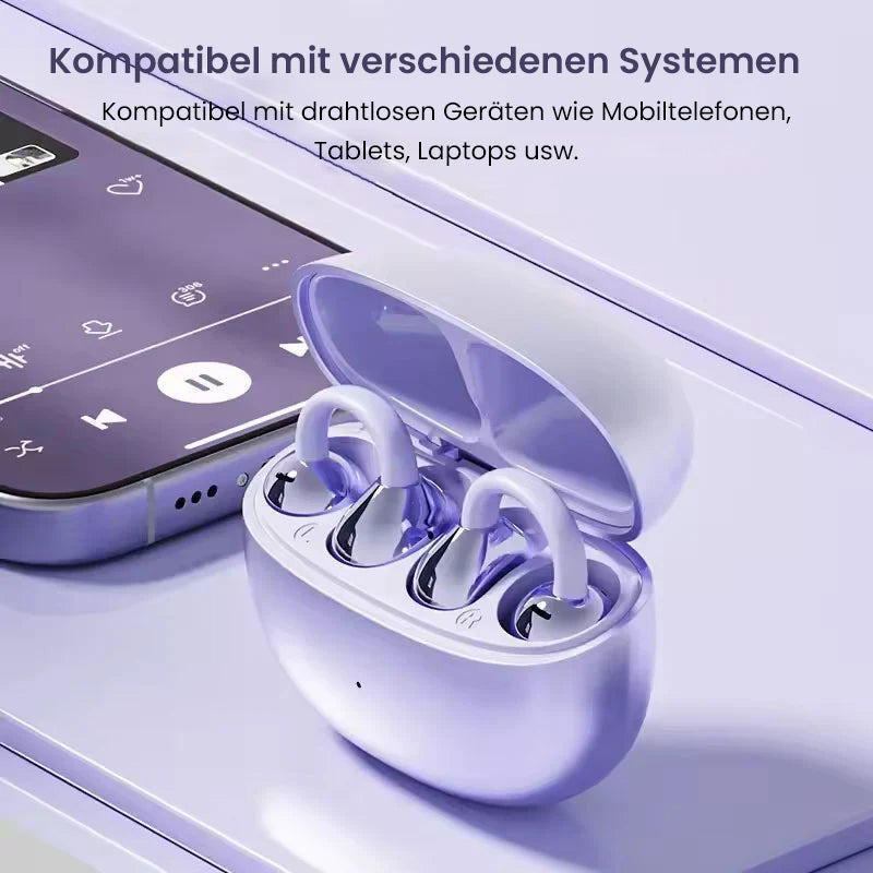 🎁Ostern Heißer Verkauf 60% Rabatt🫧2025 NEU Bluetooth-Ohrhörer mit Ohrclip