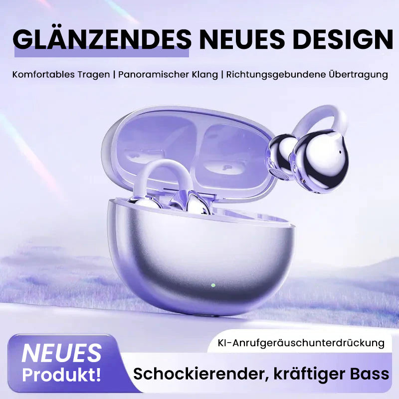 🎁Ostern Heißer Verkauf 60% Rabatt🫧2025 NEU Bluetooth-Ohrhörer mit Ohrclip