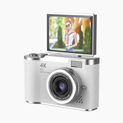 4K HD-Digitalkamera mit klappbarem Bildschirm