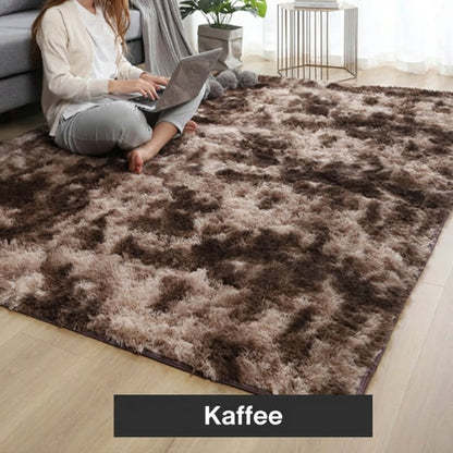 🎅Nettes Geschenk - Plüsch-Fußmatte mit Farbverlauf🎁