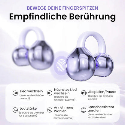 🎁Ostern Heißer Verkauf 60% Rabatt🫧2025 NEU Bluetooth-Ohrhörer mit Ohrclip