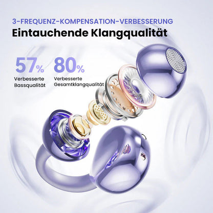 🎁Ostern Heißer Verkauf 60% Rabatt🫧2025 NEU Bluetooth-Ohrhörer mit Ohrclip