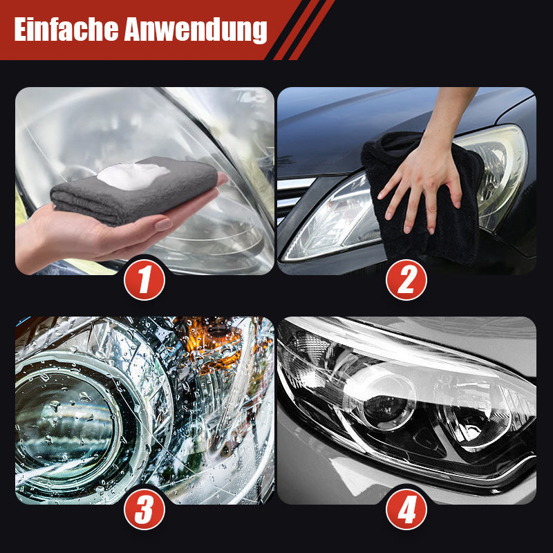 180 ml Professionelles Scheinwerfer-Aufbereitungsset für Autos mit Schwamm