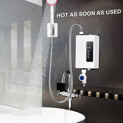 🚀💧【Endlos Warmwasser & Spart 90% Strom】🏠✅ Kompakter Durchlauferhitzer - Intelligente Lösung für sparsame Haushalte!