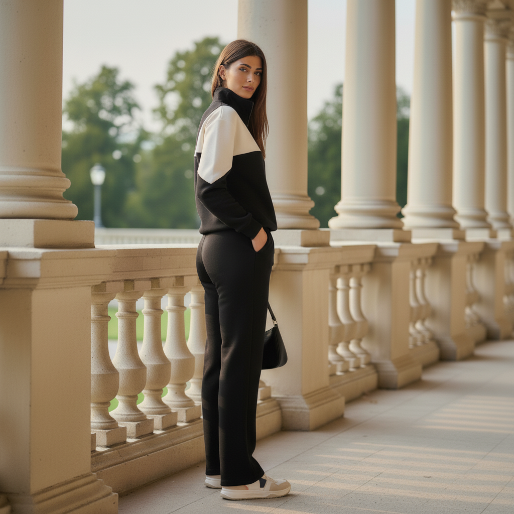 Timeless Cozy Damen-Jogginganzug aus 100 % Baumwolle