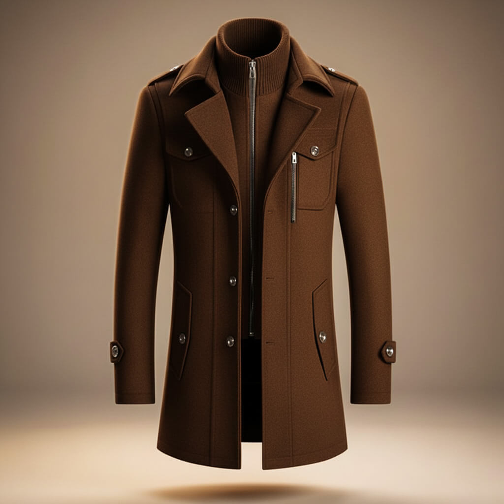 Marco Premium-Mantel aus Schurwolle