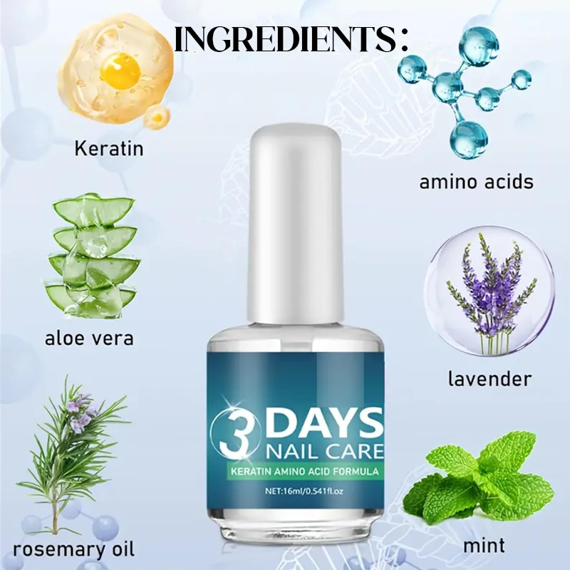 💅 KAUFE 2, ERHALTE 1 GRATIS! 🎉 Hochglänzendes Nagelöl – Schnelltrocknend, Pflegend & Stärkend für Naturnägel ✨📦