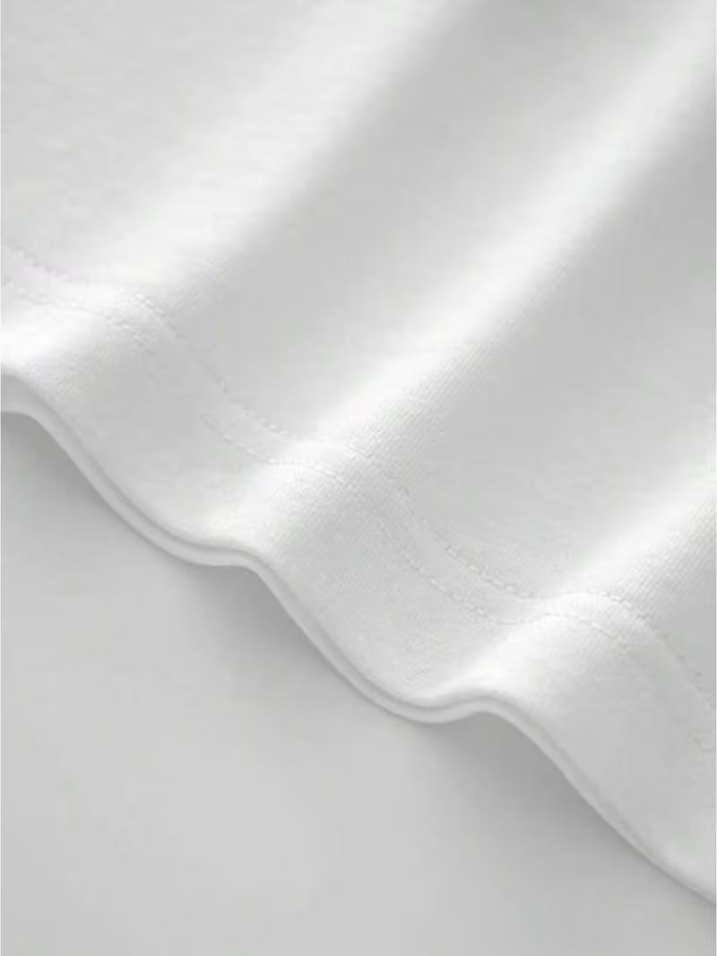 ILEERA It’s OK T-Shirt in Weiß – Ärmeldetail