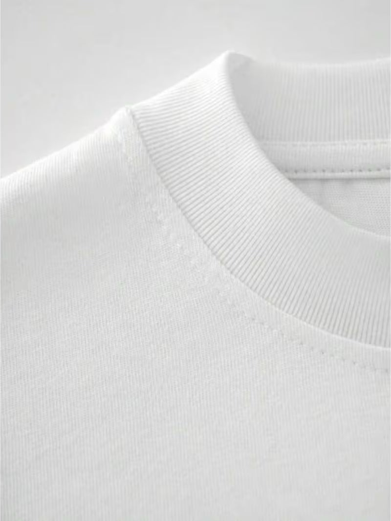 ILEERA It’s OK T-Shirt in Weiß – Rundhalsausschnitt