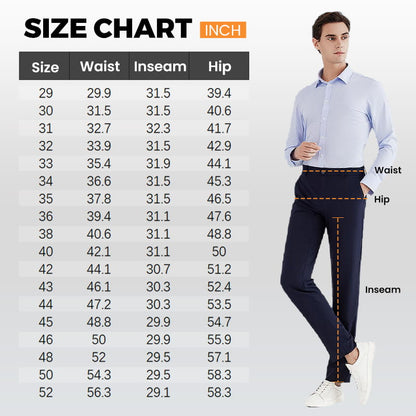 Klassische Hose für Männer mit hohem Stretch-Anteil