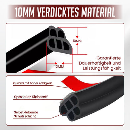 🚗 Staubdichtes Gummidichtband zur Lärmminderung für Auto